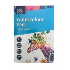 Art Boxd A5 Size Watercolour Pad 190gsm 20 Sheets